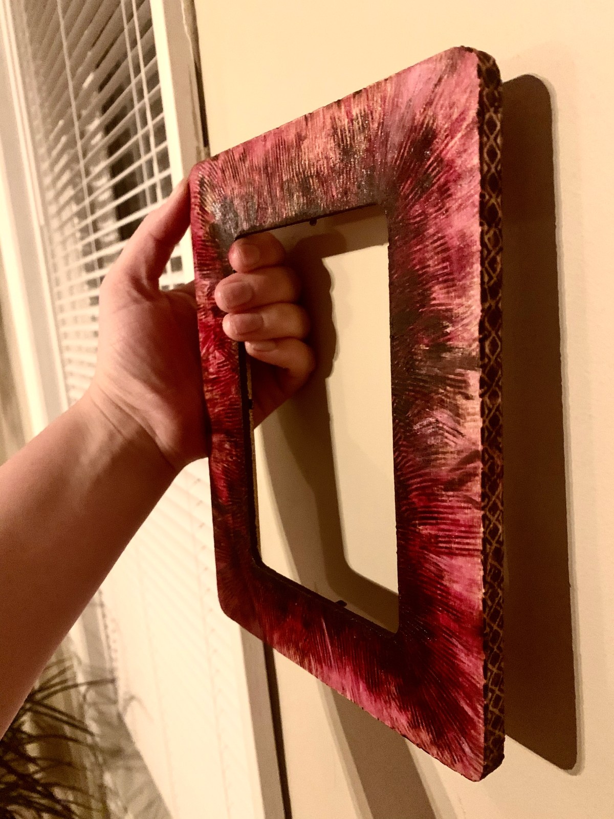 Wood Burned / Oil&nbsp;Frame.